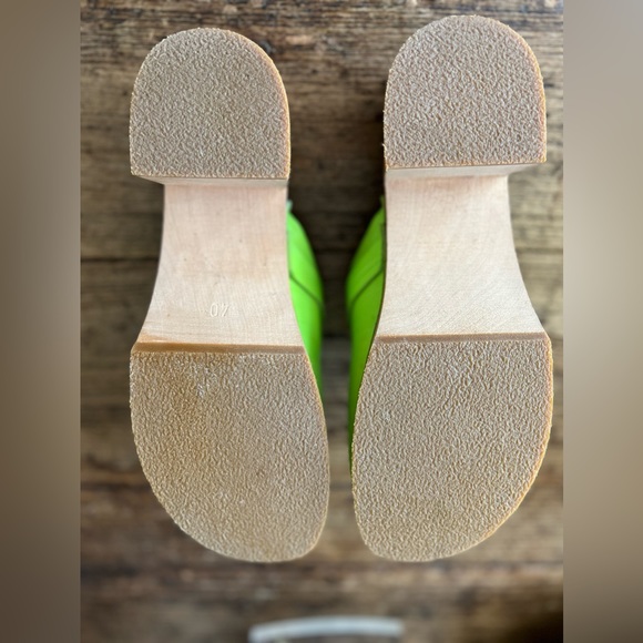 SWEDISH HASBEENS Dagny Apple Green Clogs Mules Size 40 sold out! - Picture 9 of 9